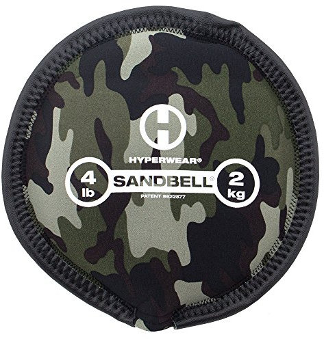 Hyperwear SandBell Sandsack Training Free Weight, Camouflage, 4 lb