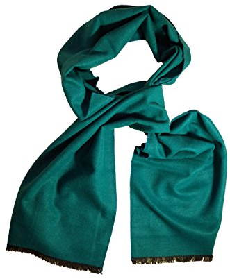 Posh Gear Herren Seiden Schal Setaforte, türkis aus 100% Seide