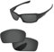 PapaViva Verres de rechange pour lunettes de soleil Oakley Fives Squared OO9238 54 mm, noir uni, Fives Squared