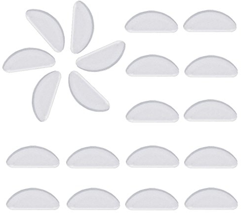 10 Paare Adhesive Nasenpads Anti Rutsch Silikon Brillen Pads für Gläser Sonnenbrille Brille