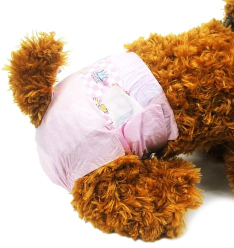 Dono Hundewindeln für Hündinnen,14 Stück, Katzenwindeln, Hunde Windeln Weibliche, Läufigkeitshose für Hündinnen, Windeln für Weibliche Hunde und Katze, Super Saugfähig, M