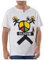Shuanghao Herren Damen T-Shirt Baumwolle Weiche Lose Bequeme Casual Fashion Top Weihnachten Halloween Cosplay Olodum Anti-Krieg Dance Tänze Retro Männer Frauen Jungen Mädchen Kostüme T-Shirt(White,M