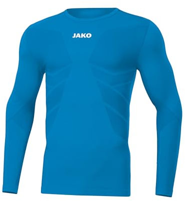 JAKO Comfort 2.0 Langarm Kids Hell blaublau, 116/128 Kinder