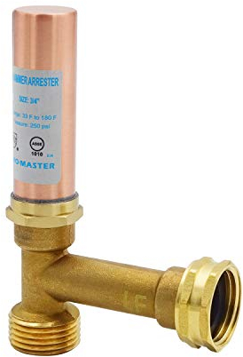 HYDRO MASTER Tee Water Hammer Arrestors, 3/4 in. FHT x 3/4 in. MHT