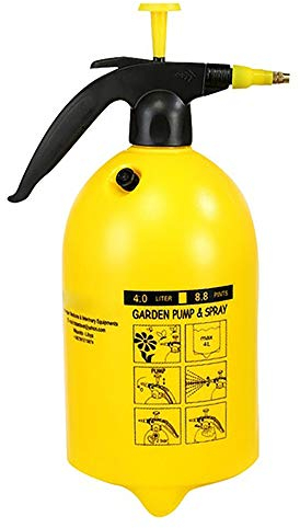 XUMI Pulverizador a Presión, 4L Manual Nebulizadora Ulv del Rociador del Jardín de La Casa Limpia Industrial DesinfeccióN Esterilizar Riego para Herramientas de Jardinería