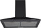 Respekta Dunstabzugshaube / Wandhaube 60 cm / Metallgehäuse in Schwarz / Abluft - und Umluftfunktion / CH22055SA / A / 52 – 66 dB