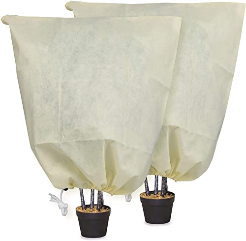 MIXC 2er-Pack Pflanzendecke, Baumdecke, Frostschutztuch für Topfpflanzen, Obstbäume (180,9 cm B x 200 cm H)