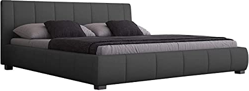 Sedexx Luna Doppelbett 160x200cm Bett Kunstleder in grau