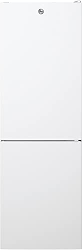 Hoover HOCE3T618FWK Freestanding Fridge Freezer, Total No Frost, 60cm Wide, 342 Litre Capacity, Reversible Door, Quick Chill Function, Electronic Interface, LED Lighting - White