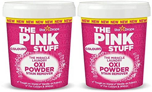 Stardrops - The Pink Stuff - The Miracle Laundry Oxi Powder Stain Remover For Color's Bundle (2 Color's Powder)