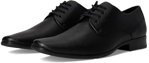 Calvin Klein Men's Brodie Oxford, Black Saffiano, 11