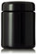 Black Ultraviolet Glass Jar with Lid | 250 ml 8 oz Airtight Smell Proof Container | Wide Neck Herb Storage, Ideal for Coffee, Tea, Spices, Dried Goods, Tall Glass Jar for Kitchen