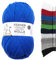 Ferner Wolle Lungauer Sockenwolle 6fach uni | mit Merinowolle mulesingfrei | Sockengarn 6-fädig einfarbig | dicke Strumpfwolle zum Stricken oder Häkeln | 150g 425m (LU6-13 blau)