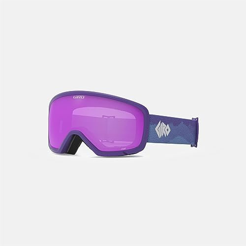 Giro Youth Stomp Ski/Snow Goggles - Purple Linticular - Amber Pink Lens