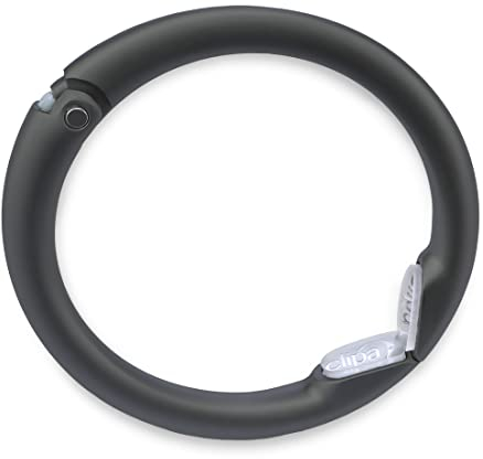 Clipa Taschenaufhänger – Mattschwarzes PVD – der Ring, der sich in einen Haken öffnet und in nur 1,27 cm Platz hängt, hält 15 kg