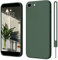 ElestBela iPhone 7/8 Hülle, iPhone SE 2022 Hülle, iPhone SE 2020 Hülle, Hanyhülle iPhone 7/8 Case Dünn Slim mit Microfiber, Kratzfeste Rundumschutz Schutzhülle Hülle für iPhone SE 2/7/8 Grün