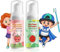 Zahnpasta Kinder Schaumzahnpasta für Kinder 2 x 60 ml, Besondere Kariesschutz für Milchzähne Kinderzahnpasta ohne Fluorid, Zahnaufhellung Zahnpasta für Kinder(Erdbeere+Wassermelone)