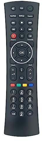 AULCMEET RM-102S Replacement Remote Control Compatible with HUMAX HD TV Freesat Recorder Hi-Fi PVR 500GB 1TB HDR-1000S