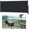 JOIEYOU Toldo lateral extensible, protección visual, protección solar, estor lateral, con asa, para terraza, jardín, balcón (100 x 300 cm, antracita)