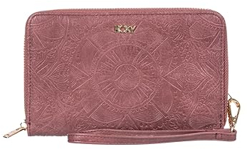 Roxy Back In Brooklyn - Zip-Around Wallet for Women - Portemonnaie mit Reißverschluss rundherum - Frauen - One Size - Rosa.