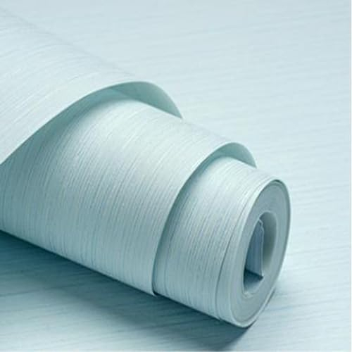 Gestreifte vertikale Streifentapete, Vliestapete, Wohnzimmer, Schlafzimmer, einfacher Hintergrund, Wand, einfarbig, 9 m x 0,53 m (9 m x 0,53 m, Hellblau)