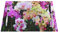 YYHHAOFA Orchideen PVC gewebt Tischsets 6 STÜCK > Rutschfest, hitzebeständig, leicht zu reinigen 18x12 Zoll