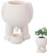 Piss Pot Pflanzgefäß, Pinkelnde, lustige Vase, Piss-Topf für Pflanzen, lustiger Sukkulententententopf, Ornament, Desktop, skurrile Pflanzgefäße für Zimmerpflanzen (weiß)