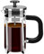 WOODFIB French Press Coffee Maker, 12 oz/350ML Cafetiere Coffee Plunger, Small Tea Press Borosilicate Glass with Stainless Steel Filter, Black
