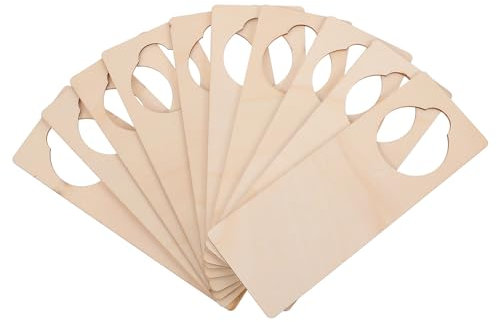 Hängendes Leeres Holzschild, 10 Stück, Selbstgemacht