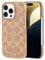 Coach Signature Canvas Slim Wrap iPhone 16 Pro Hülle – Designer-Handyhülle – Signature Tan