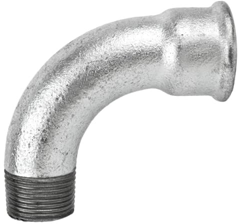 Home Invasion - Bogen 90° - verzinktes Gusseisen - M/F - 2 Zoll - 50 x 60 mm