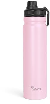 Gourde Isotherme en Acier Inoxydable 750 ml Bouteille Isotherme à Double Paroi Légère Anti-fuite Sans BPA Gourde en Inox pour le Travail la Gym le Camping le Voyage - Garde le Froid 16h le Chaud 10h