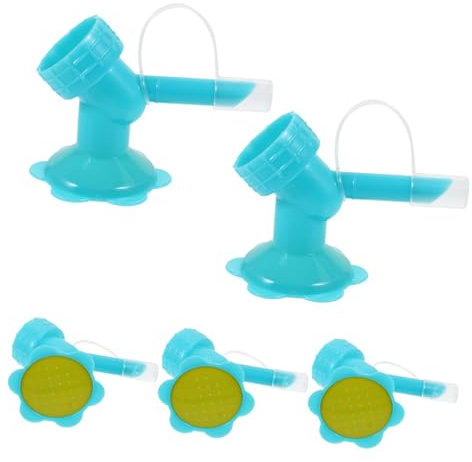 Toddmomy 5piezas Boquilla Riego Botella Aspersores Plástico Portátil para Jardín Plantas Balcón Invernadero Herramienta Regadera