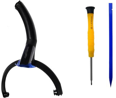 Knomix Headband Hanger Bracket Swivel Hinge Replacement Parts for Sony WH-1000XM5 Headphone (Black-Right)