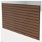 HORI® Rhombus-Style WPC Sichtschutz | Stecksystem | Zaun | Garten | Gartenzaun | Lamellenzaun | Windschutz | Zaunelemente I 180 x 90 cm I Braun