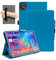 Magnetic Case for TABWEE W90 11 inch Tablet - Shockproof,Waterproof,Anti-Scratch,Multi-Angle Stand,with Hand Strap,Slim Durable,Azure