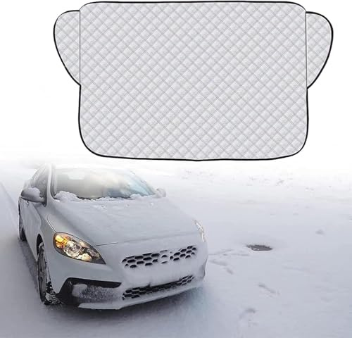 DAMALILI Frontscheibenabdeckung Winter für Opel Corsa F 2019-2025, Frontscheibenabdeckung Scheibenabdeckung Auto Winter Windschutzscheibenabdeckung