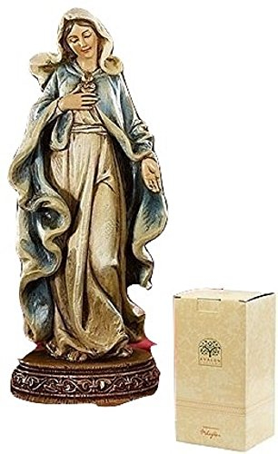 Automatik Immaculate Heart of Mary Statue in Geschenk-Box