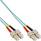 InLine 83501O câble de Fibre Optique 1 m Turquoise
