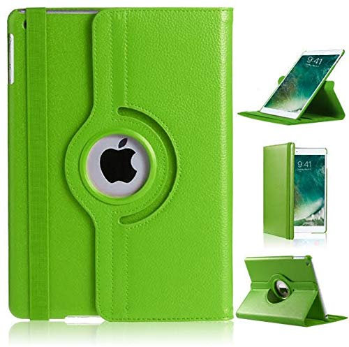 IPad Mini 4 Case,iPad Mini 4 Cover,iPad Mini 4 Leather Case, PU Leather Flip Case Stand Function Slim Case Premium 360 Rotating Case Cover (GREEN)
