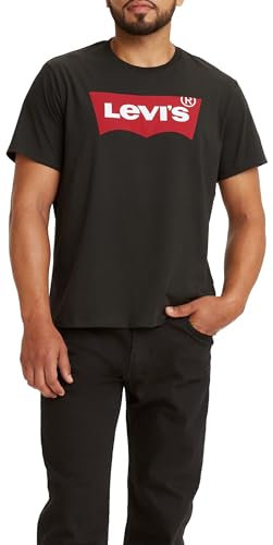 Levi's Herren Graphic Set-In Neck T-Shirt, Batwing Logo, Graphic H215-Hm Black, XXS