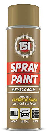 151 Spray de pintura de color Dorado Metálico