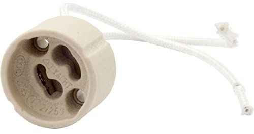 5x GU10 Illuminant Socket Céramique + 14,5cm Câble pour Lampes 230V