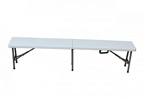 Destello S.L. Blitzlicht S.L. Bank aus Harz, zusammenklappbar, 183 x 30 x 44 cm