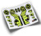 Fox - Autocollants Jaune Fluo pour Fourche 32 2016, Durable, Vinyle, Moderne, Sticker