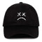Trauriges Gesicht Papa Hut Stickerei 100% Baumwolle Baseballmütze Hip Hop Mütze Golf Love Snapback Damen Herren