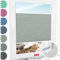 Schuette® Plissee mit Bohren zum Anschrauben ● Melange Kollektion: On The Road (Grau) ● 20x80cm (Breite x Höhe) ● Suprafix Faltrollo Befestigung ● Bequeme Rollo Montage inkl. Video