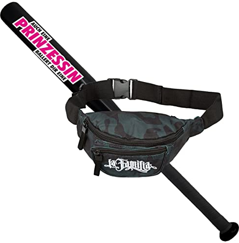 Spaß Kostet Sportset Baseballschläger mit Tasche für Baseball Prinzessin ballert dir mal eine Aluminium 26 Zoll