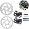 BigKing Scheibenbremse, Mountainbike Mechanische Scheibenbremse Fahrrad Fahrrad vorne hinten Set mit 160mm Rotoren