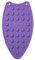 The Quilted Bear Iron Rest - Large Silicone Heat Resistant Iron Pads for General Ironing or Quilting Use with Four Mats Available (Purple)